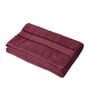 Maroon 100% Cotton 525 Gsm Bath Towel