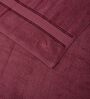 Maroon 100% Cotton 525 Gsm Bath Towel