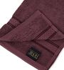 Maroon 100% Cotton 525 Gsm Hand Towel