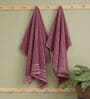 Maroon 100% Cotton 630 Gsm Bath Towel