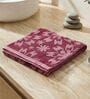 Maroon 100% Cotton 630 Gsm Bath Towel