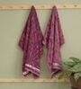 Maroon 100% Cotton 630 Gsm Bath Towel
