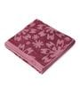 Maroon 100% Cotton 630 Gsm Bath Towel