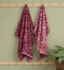Maroon 100% Cotton 630 Gsm Bath Towel
