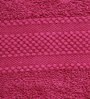 Pink Solid 370 GSM Cotton Bath Towel