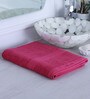 Pink Solid 370 GSM Cotton Bath Towel