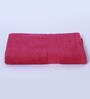 Pink Solid 370 GSM Cotton Bath Towel