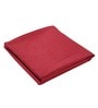 Maroon Solid 500 TC 100% Cotton Double Bed Cover