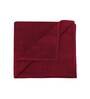 Maroon 100% Cotton Solid 650 GSM 2 Pcs Bath Towels