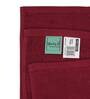 Maroon 100% Cotton Solid 650 GSM 2 Pcs Bath Towels