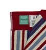 Maroon 100% Cotton Patterned 650 GSM 4 Pcs Hand Towels
