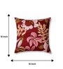 Maroon 120 GSM Raising 8 Piece Diwan Set