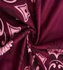 Maroon 240 TC Cotton Blend 8 Pcs Diwan Set