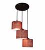 Maroon 3 Light Jute Cluster Hanging Light