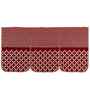 Maroon 5 Seater Geometric 10Pcs Sofa Covers