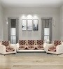 Maroon 5 Seater Polka Dot 10Pcs Sofa Covers