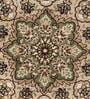 Maroon and Beige Persian 3x5 Feet Machine Made Carpet