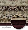 Maroon and Beige Persian 4x6 Feet Machine Made Carpet