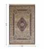 Maroon and Beige Persian 4x6 Feet Machine Made Carpet