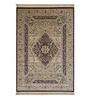 Maroon and Beige Persian 5x7 Feet Machine Made Carpet