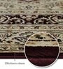 Maroon and Beige Persian 5x7 Feet Machine Made Carpet