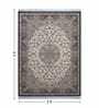 Maroon and Cream Persian 3x5 Feet Machine Made Carpet