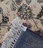 Maroon and Cream Persian 3x5 Feet Machine Made Carpet
