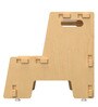 Maroon Apricot Kids Stool in Natural Colour
