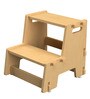 Maroon Apricot Kids Stool in Natural Colour