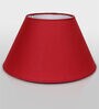 Manderley Maroon Cottan Fabric Solid Lampshade