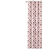 Maroon Cotton Leaf 7ft Semisheer Eyelet Door Curtain (1 Pc)