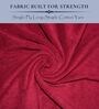 Maroon Cotton Solid  500 GSM Bath & Hand Towels Pack of 3 (1Bath 2 Hand)