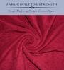 Maroon Cotton Solid  500 GSM Bath Towels Pack of 2