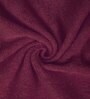 Maroon Cotton Solid 380 GSM Bath Towels (Set of 4)