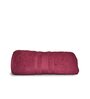 Maroon Cotton Solid 500 GSM Bath Towels (1pc)