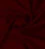 Maroon Cotton Solid 210TC Plain Single Bedsheet with 1 Pillow Cover