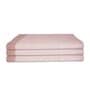 Maroon Cotton Striped 220 GSM Bath Towels 3 Pc