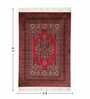 Maroon Cream Persian 3x5 Feet Machine Made Carpet