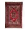 Maroon Cream Persian 3x5 Feet Machine Made Carpet