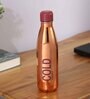 Ebony 500ml Maroon & Gold Bottle