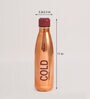 Ebony 500ml Maroon & Gold Bottle