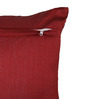 Maroon Ethnic Motifs Polyester 16 x 16 Inches Cushion Cover (Set of 5)