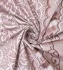 Maroon Floral 400 TC Super King Size Bedsheet with 2 Pillow Covers Luxury Series Collection
