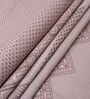 Maroon Floral 400 TC Super King Size Bedsheet with 2 Pillow Covers Luxury Series Collection