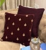 Multicolor Traditional Velvet & Cotton 16 x 16 Inches Cushion Cover
