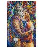 Animal Love In Multicolor Canvas Framed Art Print (33 x 21 Inches)