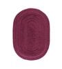Maroon Geometric Cotton 19x27 Inches AntiSkid (Set of 2) Bath Mats