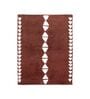 Maroon Geometric Hand Tufted 6 Ft X 4 Ft  Dhurrie