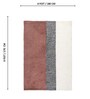 Maroon Geometric Hand Tufted 9 Ft X 6 Ft  Dhurrie