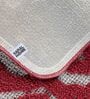Maroon Traditional Microfibre 19x27 Inches AntiSkid (Set of 2) Bath Mats